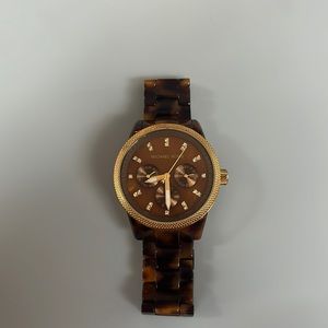 Michael Kors tortoise watch